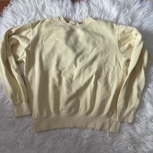 Yellow John Galt Brandy Melville Crewneck